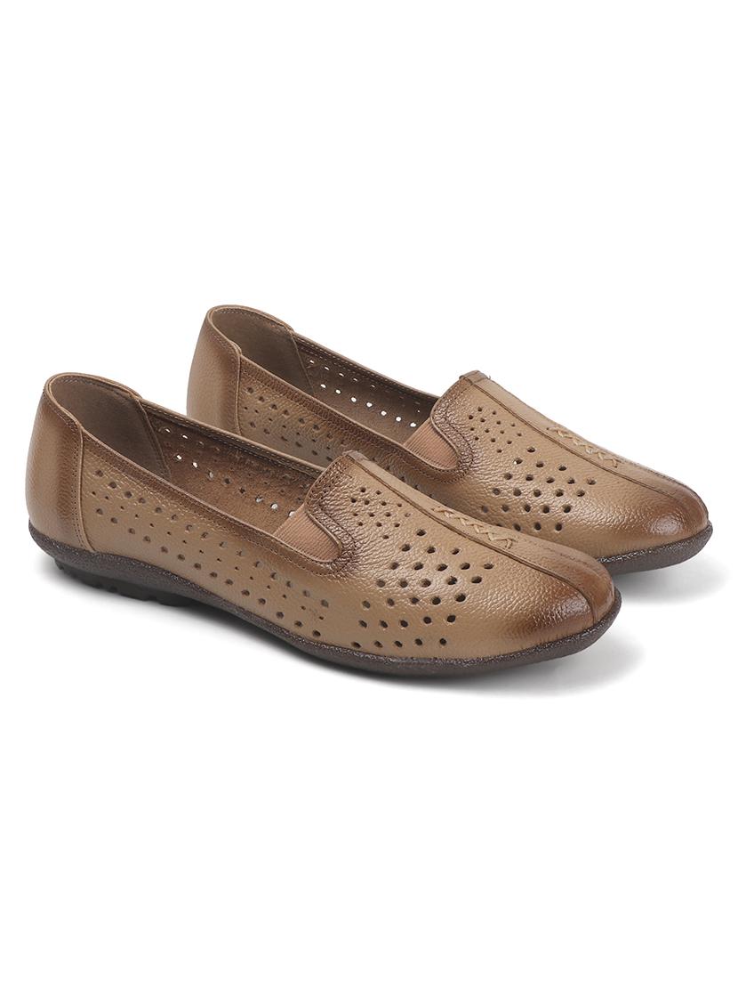 women beige slip on ballerina - 22013507 - Standard Image - 4