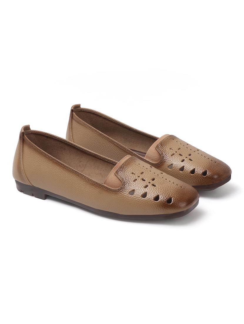 women beige slip on ballerina - 22013509 - Standard Image - 4
