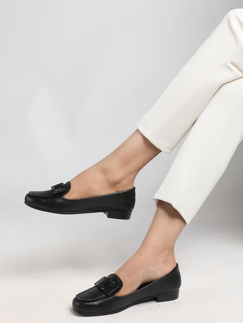 women black slip on ballerina - 22013510 - Standard Image - 1