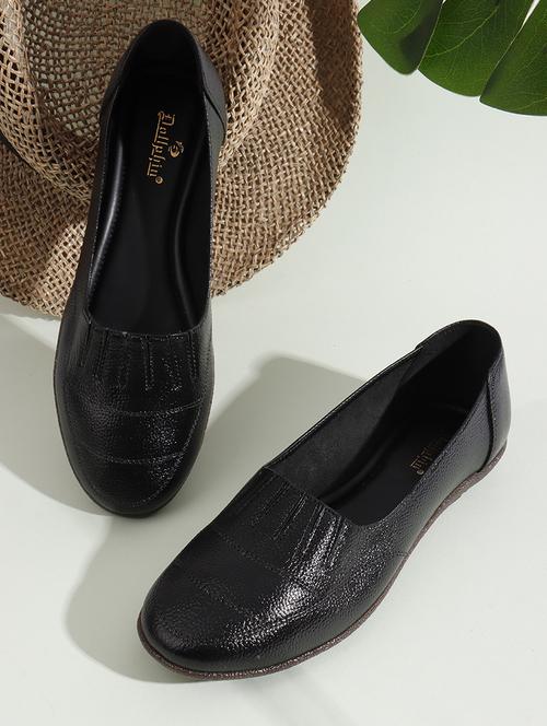 women black slip on ballerina - 22013512 - Standard Image - 0