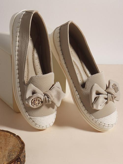 women beige slip on ballerina - 22013514 - Standard Image - 0