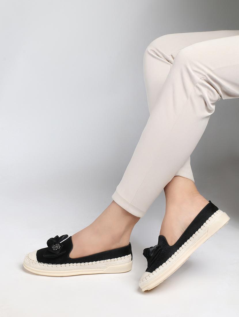 women black slip on ballerina - 22013515 -  Standard Image - 1