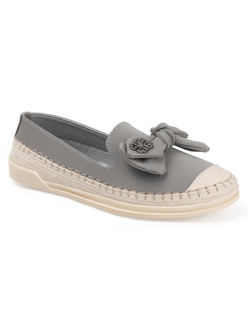 women grey slip on ballerina - 22013516 - Standard Image - 4