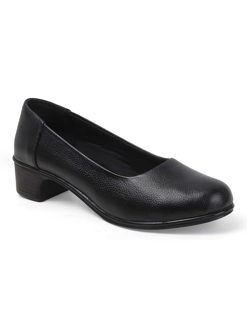 Women Black Slip On Pump