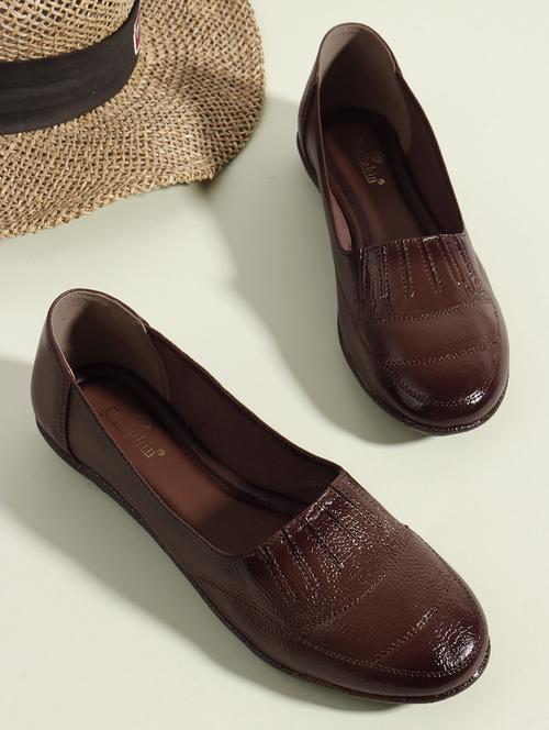 women brown slip on pump - 22013518 -  Standard Image - 0