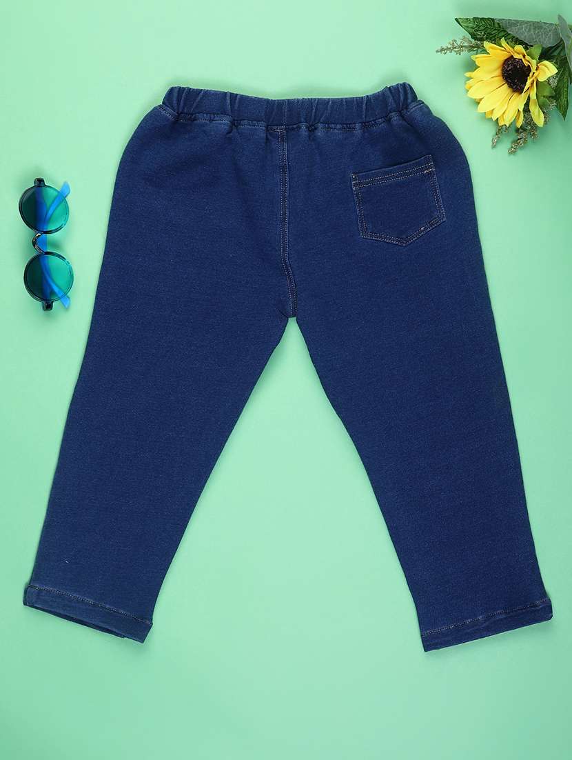 kids solid mid rise nightwear pyjama - 22013835 -  Standard Image - 1