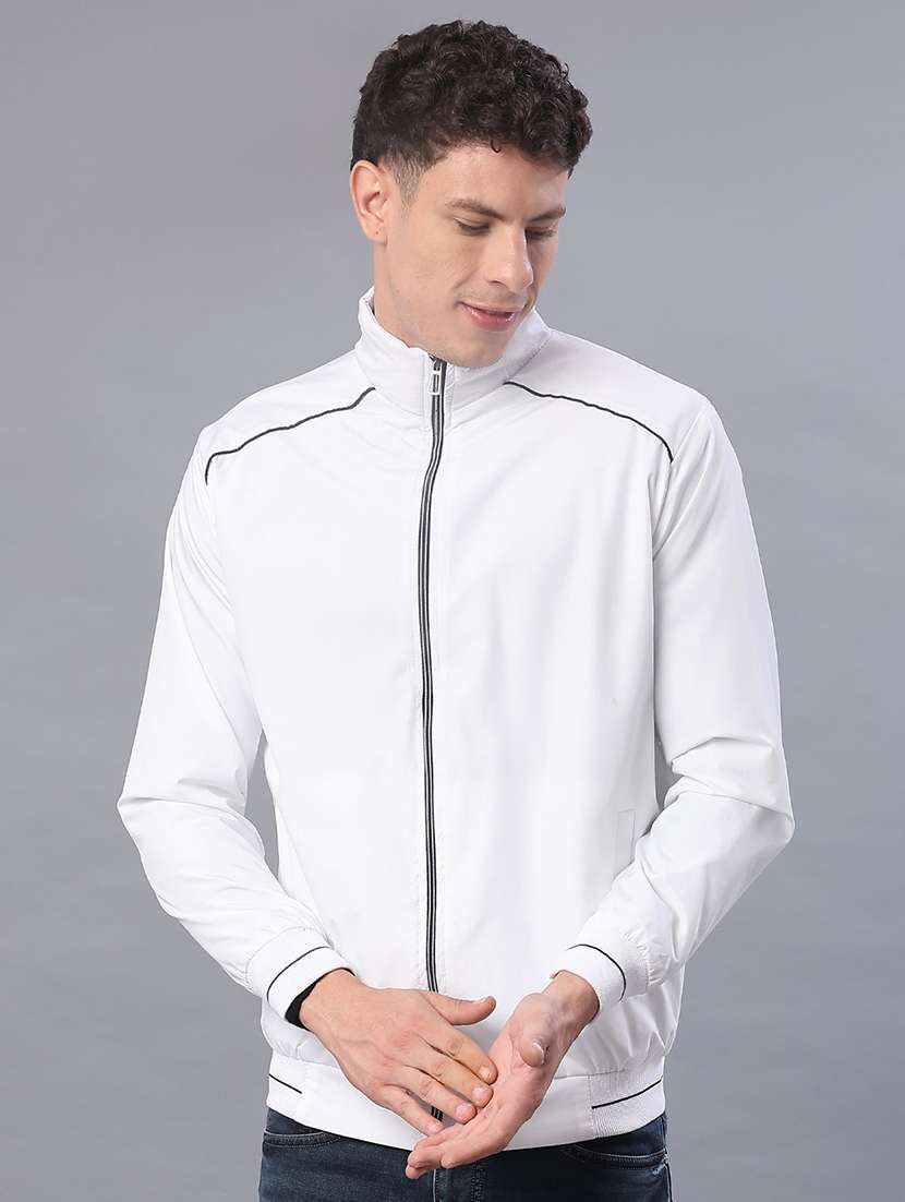 Men Solid Long Sleeve Regular Fit Casual Jacket - 22013925 -  Standard Image - 1
