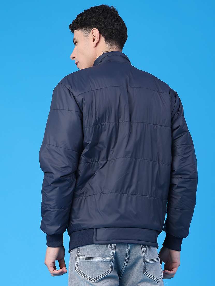 men solid long sleeve puffer jacket - 22013970 -  Standard Image - 4
