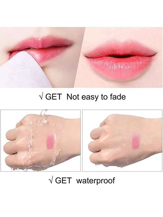 jelly flower transparent color changing lip balm lipstick - 22014104 - Standard Image - 6
