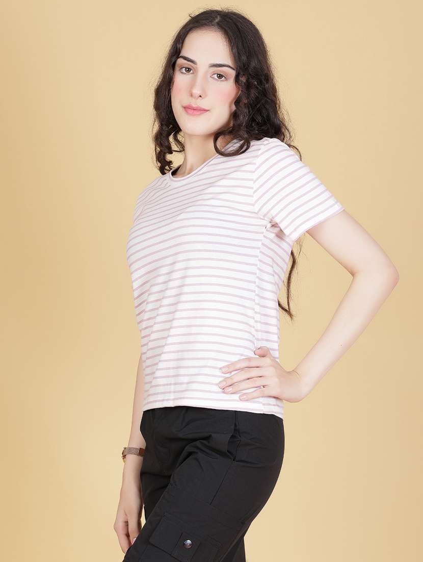 white cotton regular tshirt - 22014615 -  Standard Image - 1