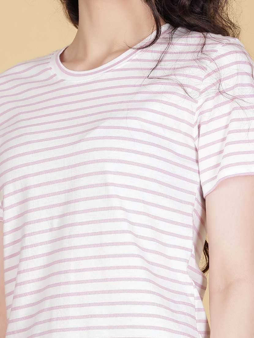 white cotton regular tshirt - 22014615 -  Standard Image - 4