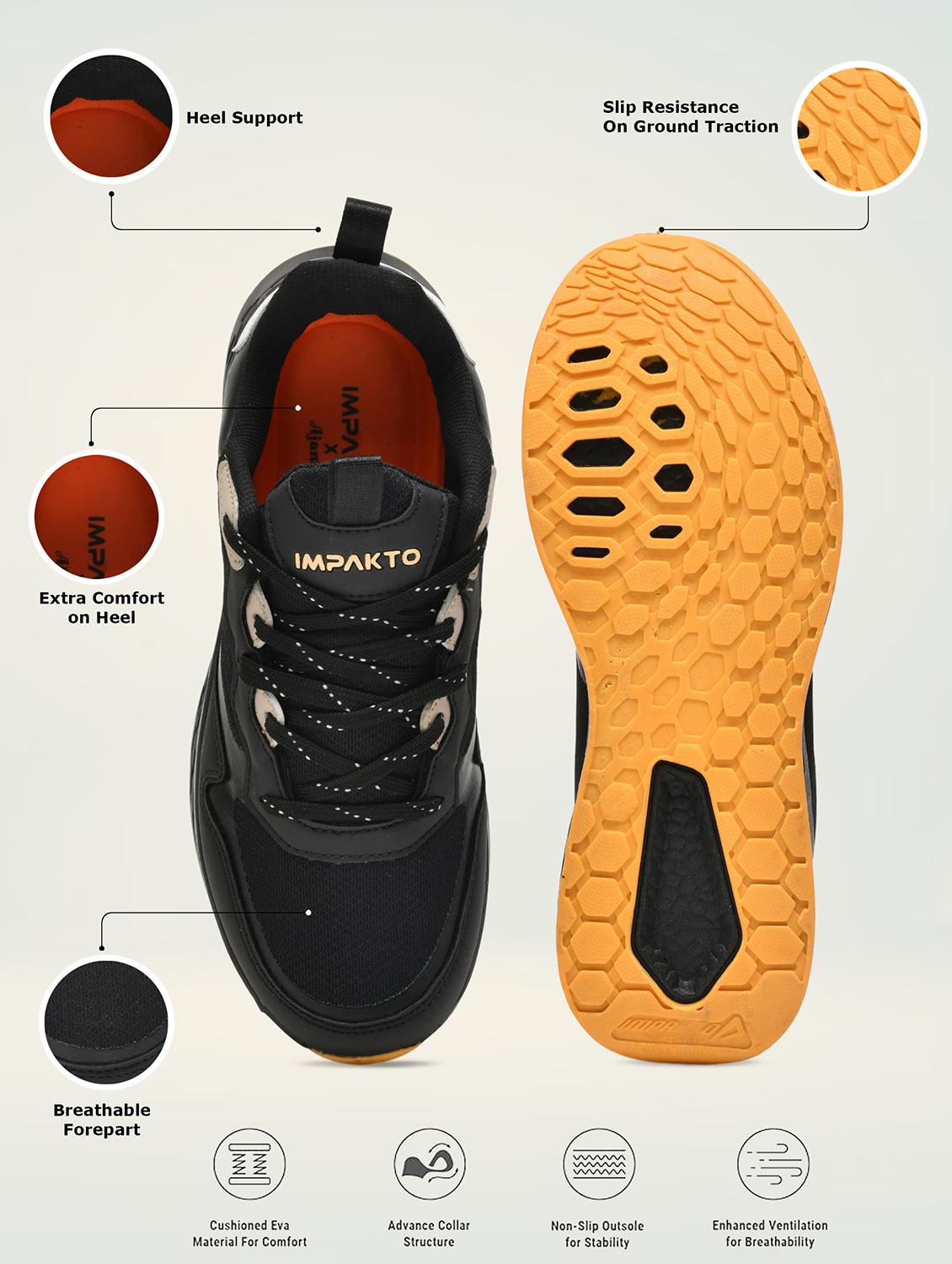 men black lace up sneaker - 22015917 - Standard Image - 4