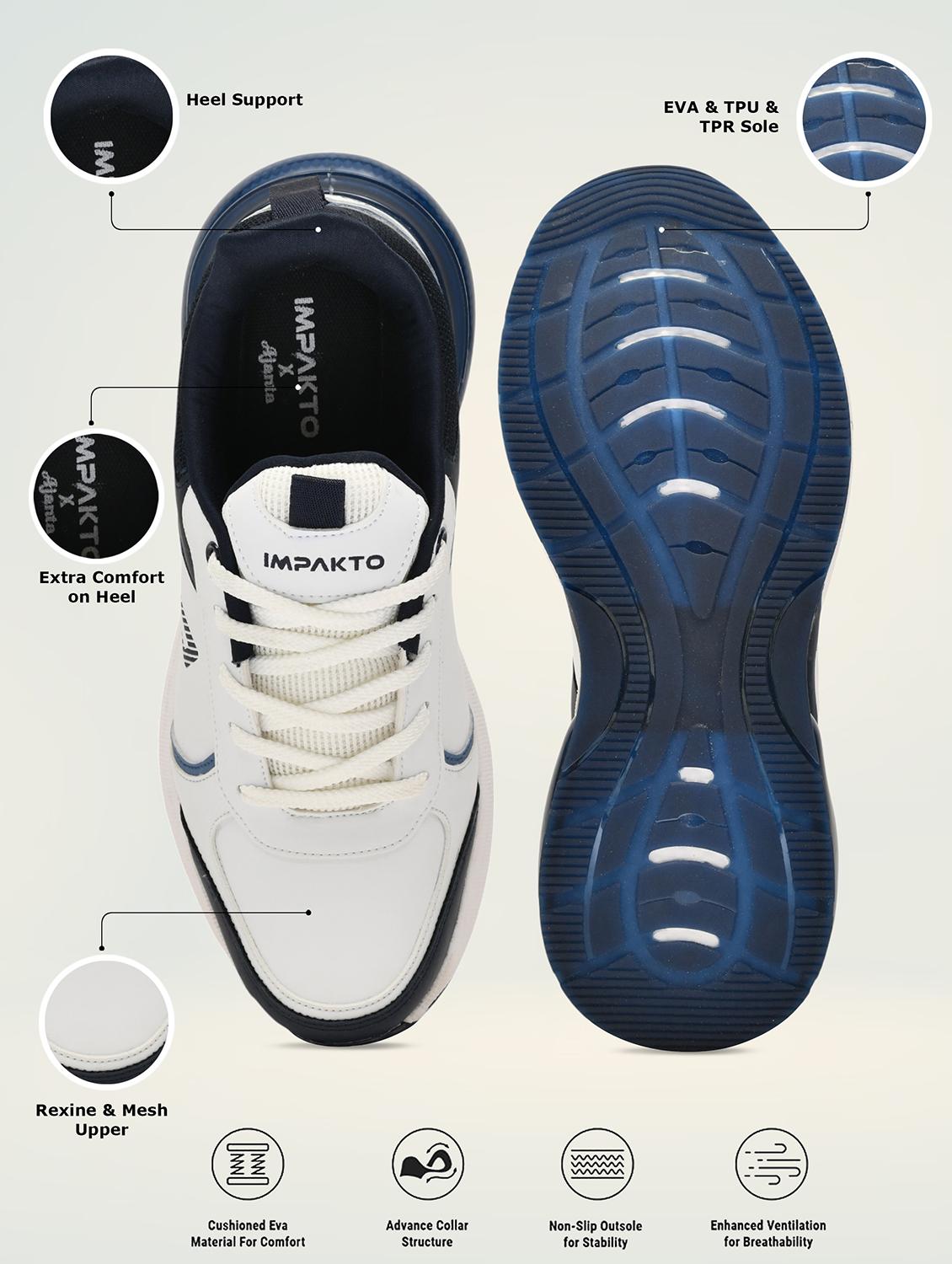 men blue lace up sneaker - 22015930 - Standard Image - 4
