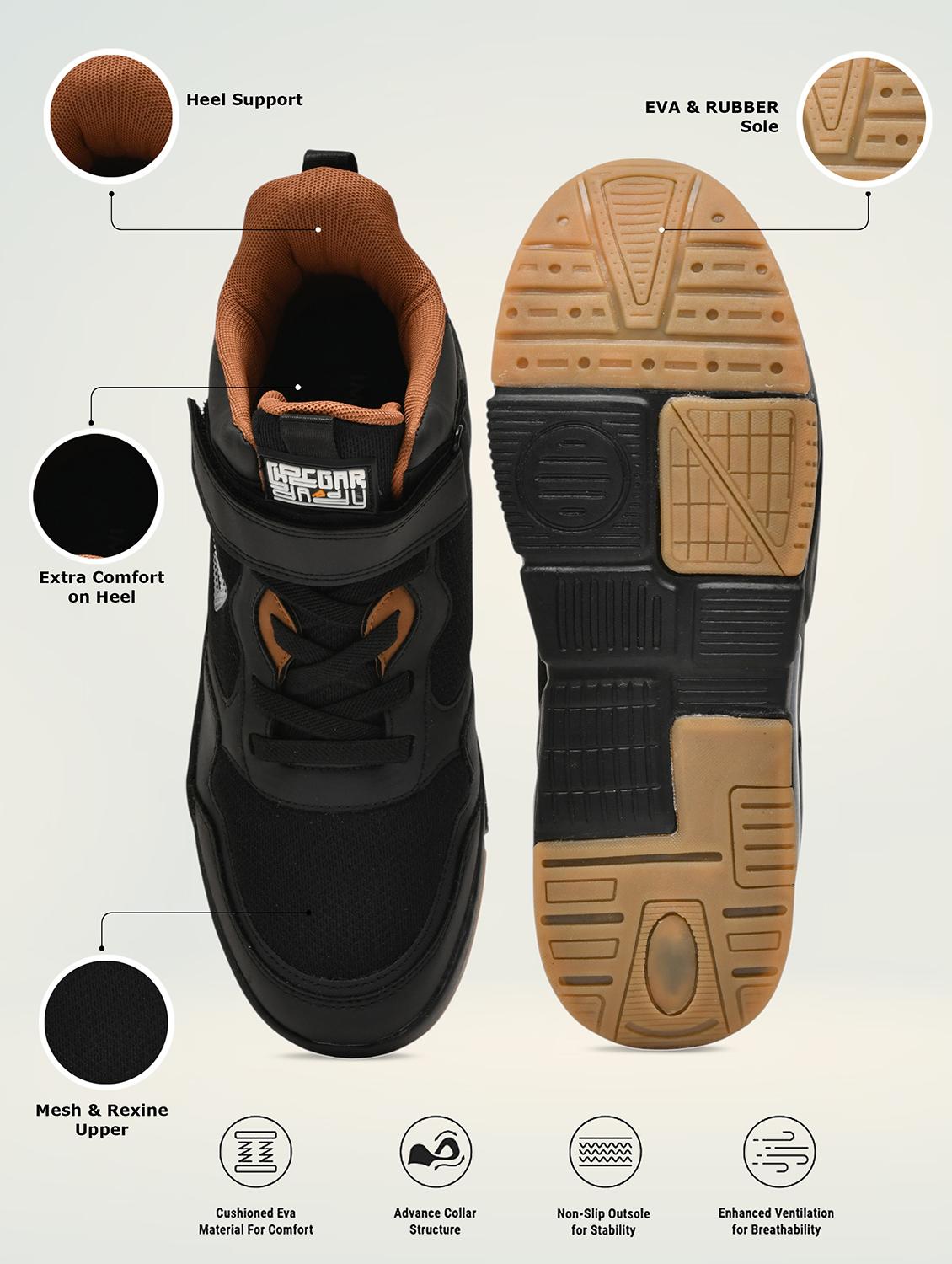 men black lace up sneaker - 22015932 - Standard Image - 4