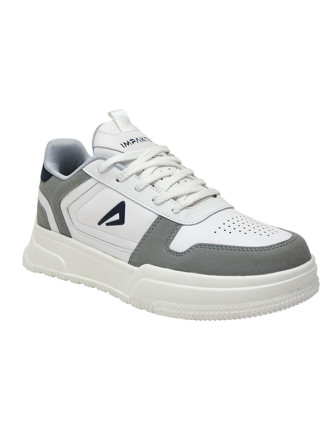 men grey lace up sneaker - 22015939 -  Standard Image - 1