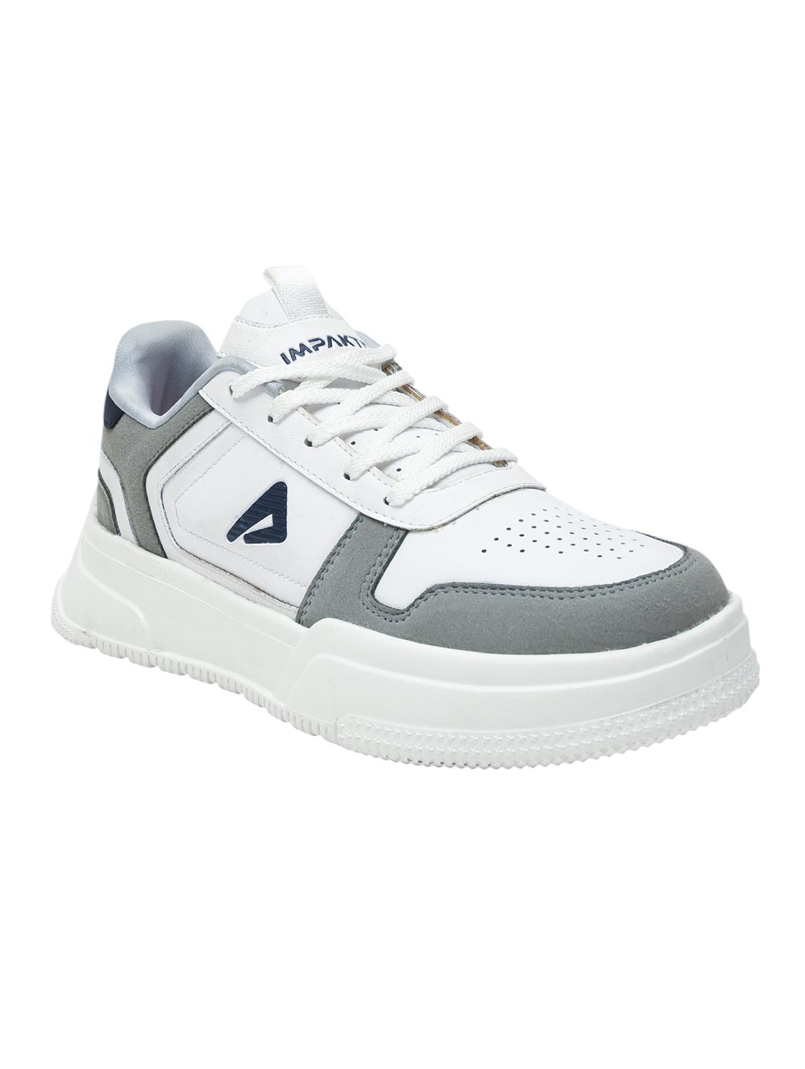 men grey lace up sneaker - 22015940 -  Standard Image - 1