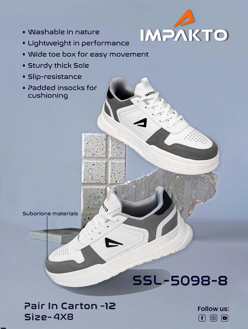 men grey lace up sneaker - 22015940 - Standard Image - 4