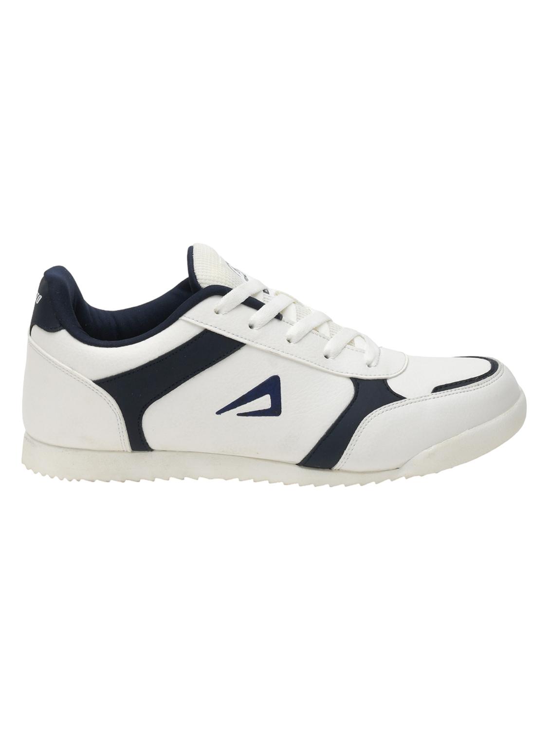 men white solid laec up sneaker - 22016125 -  Standard Image - 1