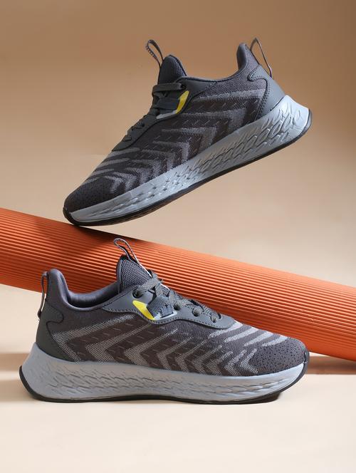 men grey lace up sport shoe - 22016132 -  Standard Image - 0
