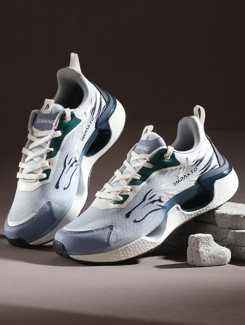 men light blue lace up sport shoe - 22016329 -  Standard Image - 0