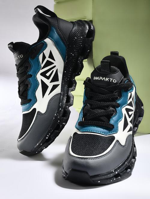 men color block lace up sport shoe - 22016333 -  Standard Image - 0