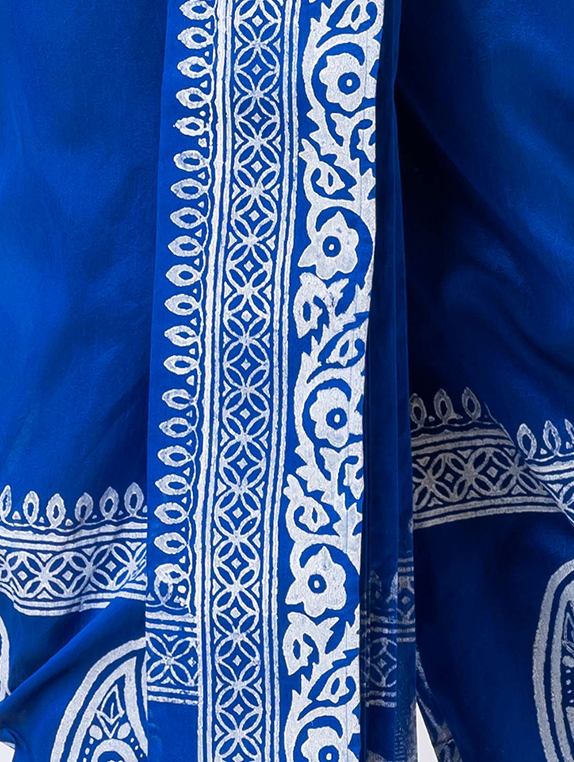 men printed mid rise draped dhoti - 22016474 - Standard Image - 4