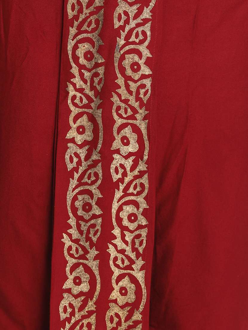 men printed mid rise draped dhoti - 22016476 - Standard Image - 4