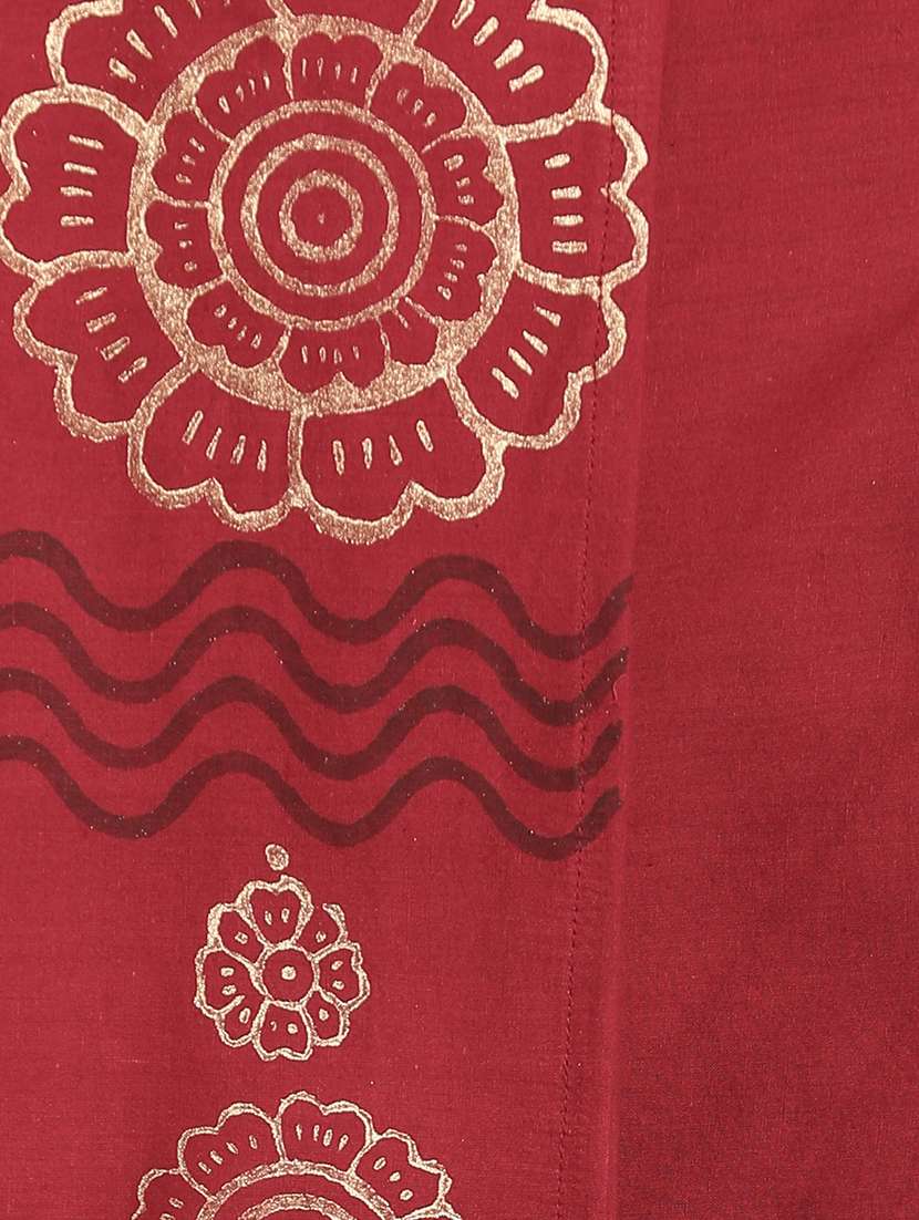 men printed mid rise draped dhoti - 22016483 - Standard Image - 4