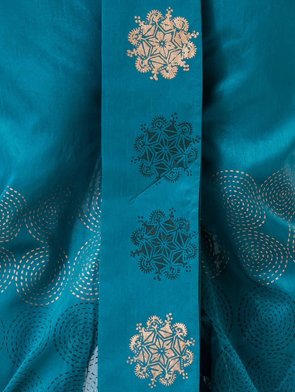 men printed mid rise draped dhoti - 22016491 -  Standard Image - 4
