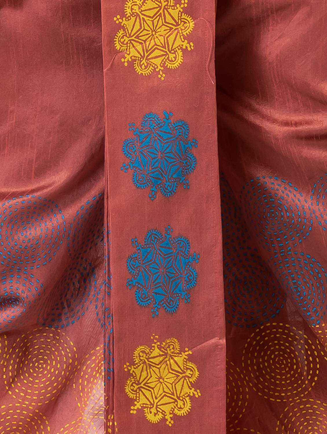 men printed mid rise draped dhoti - 22016525 -  Standard Image - 4