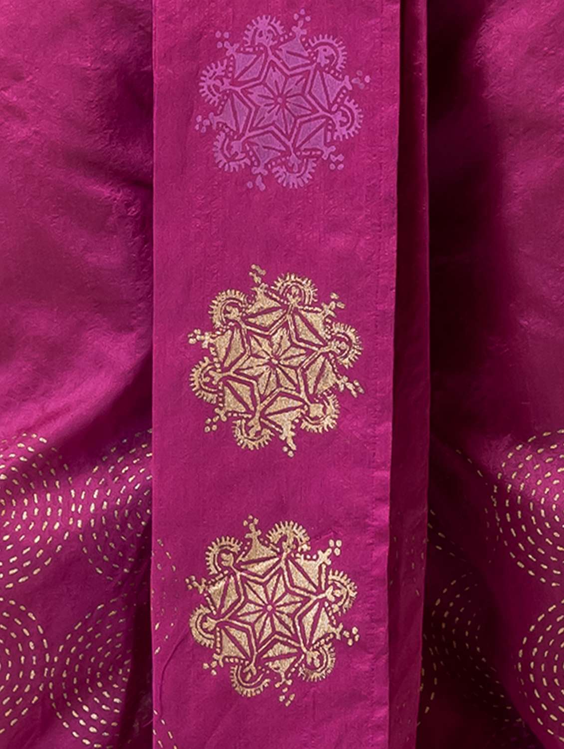 men printed mid rise draped dhoti - 22016527 -  Standard Image - 4
