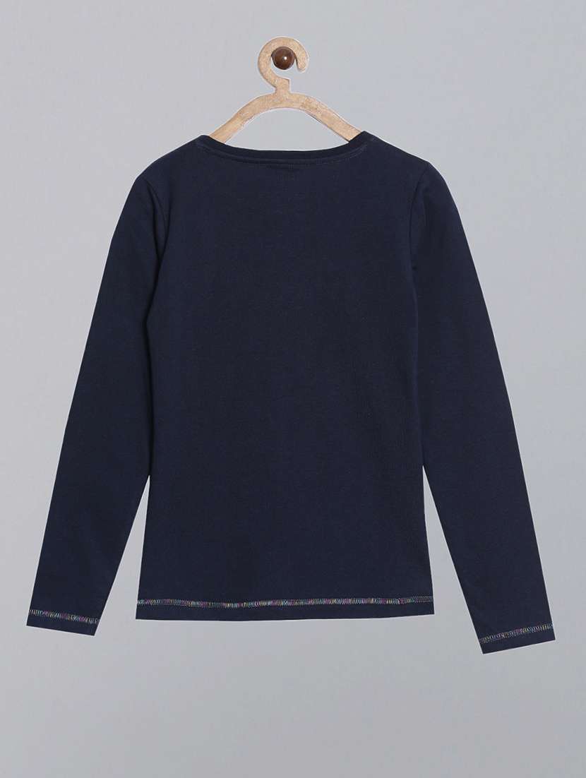 girls printed long sleeve tee - 22016553 - Standard Image - 1