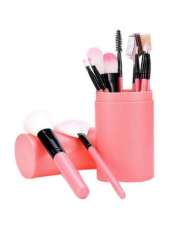 pack of 10 professional makeup brushes with container(color may vary) - 22016579 -  Standard Image - 1