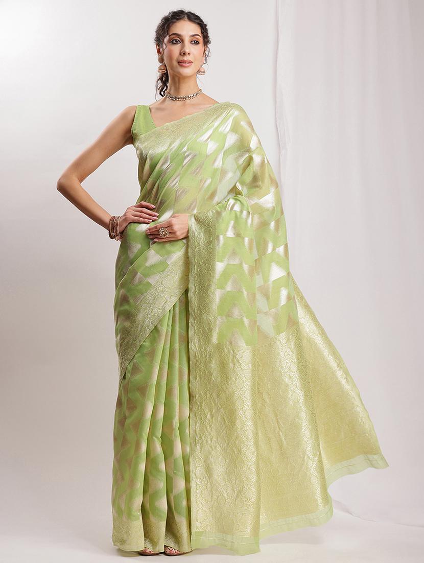 women self design banarasi saree with blouse - 22017392 -  Standard Image - 1