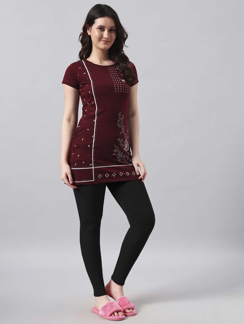 women printed short sleeve regular fit t-shirt - 22017394 -  Standard Image - 4