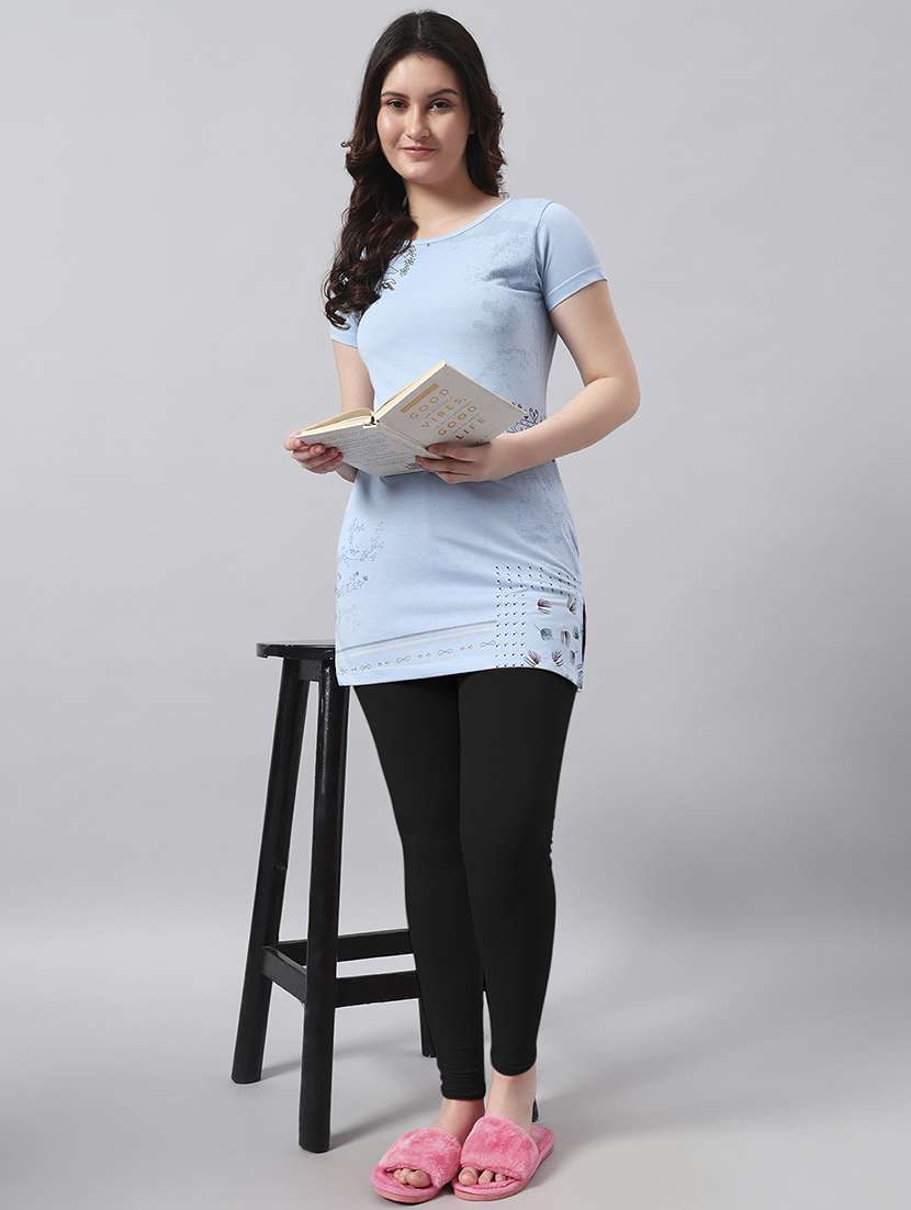 women printed short sleeve regular fit t-shirt - 22017397 -  Standard Image - 4