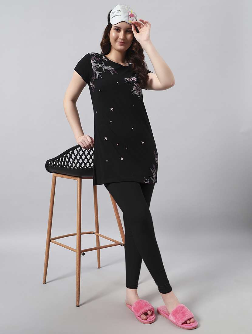 women printed short sleeve regular fit  t-shirt - 22017399 -  Standard Image - 4