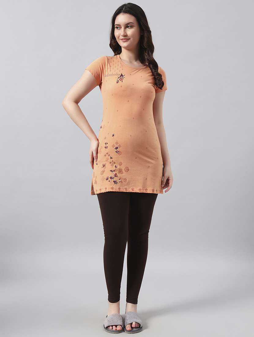 women printed short sleeve regular fit t-shirt - 22017403 -  Standard Image - 4