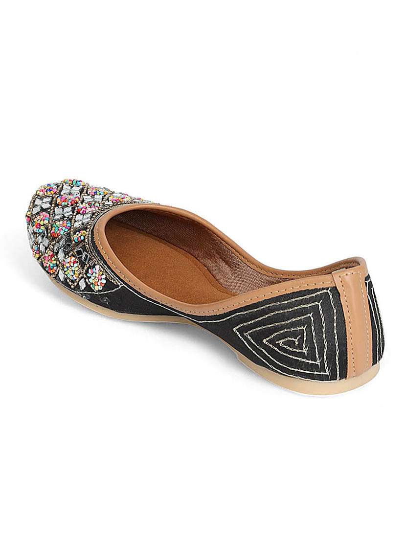 women embellished slip on juti - 22017423 -  Standard Image - 4