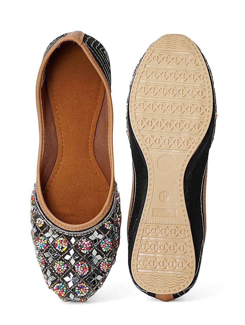 women embellished slip on juti - 22017423 -  Standard Image - 6
