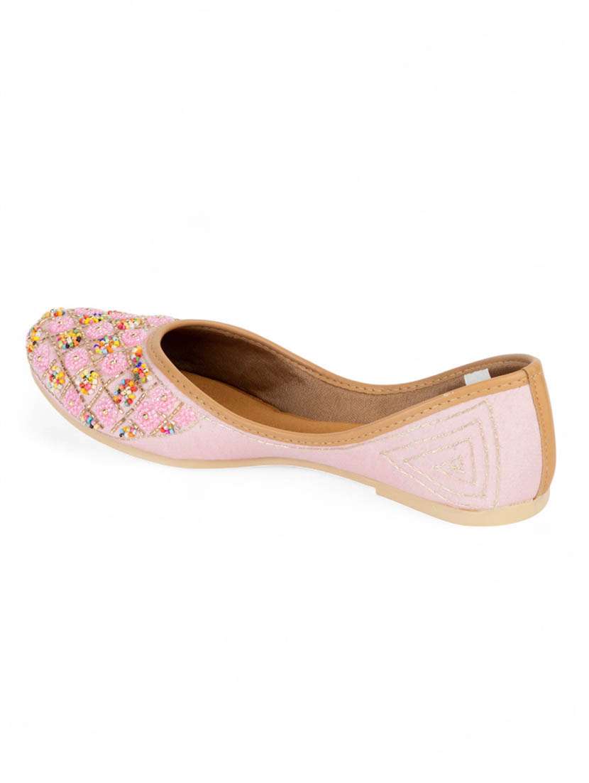 women embellished slip on juti - 22017424 -  Standard Image - 4