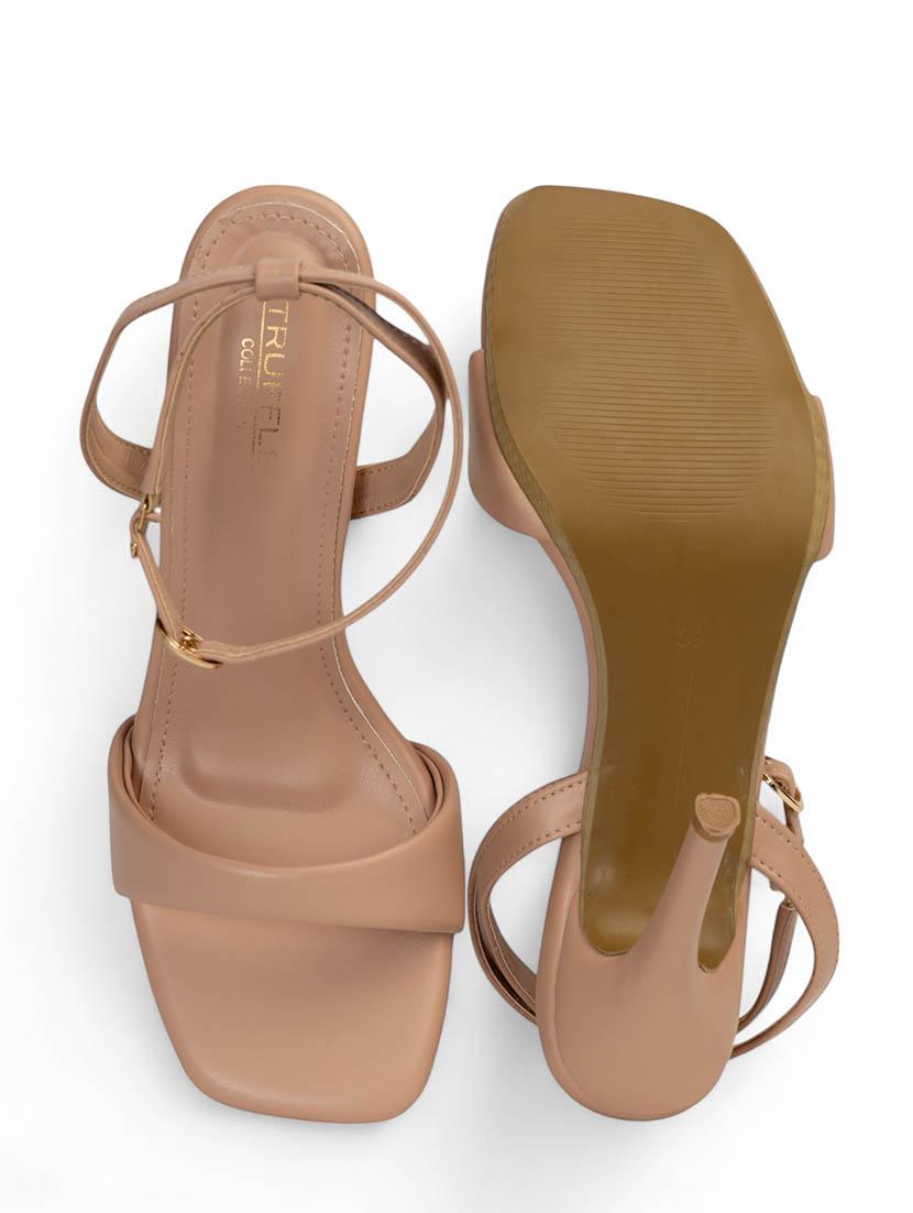 women nude ankle strap sandal - 22017429 - Standard Image - 6