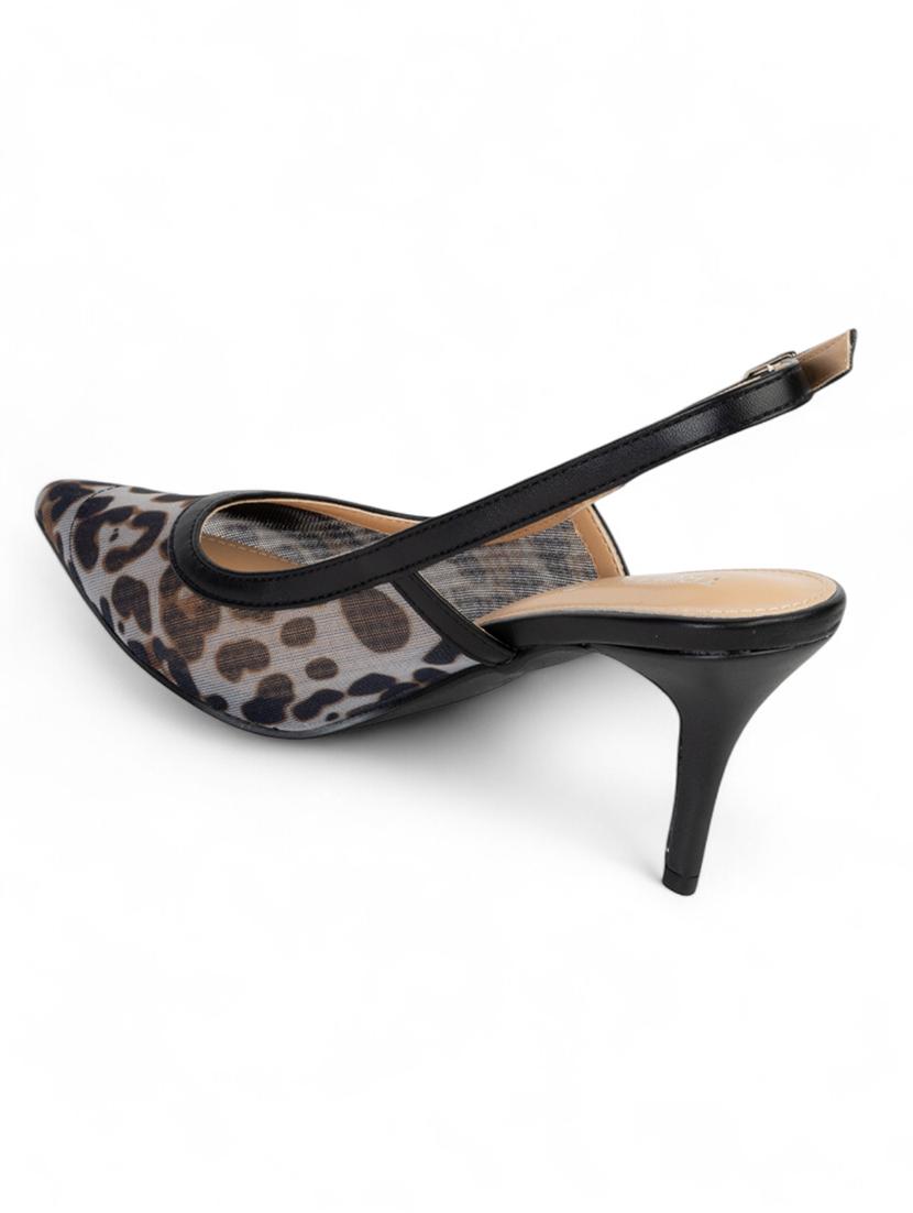 women animal print pointed pump - 22017433 - Standard Image - 4