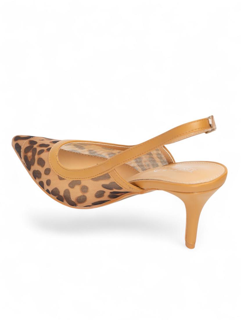 women animal printed pointed pumps - 22017434 - Standard Image - 4