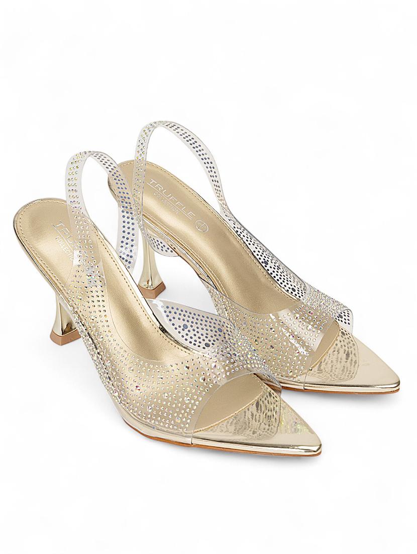 women embellished back strap sandal - 22017438 - Standard Image - 1
