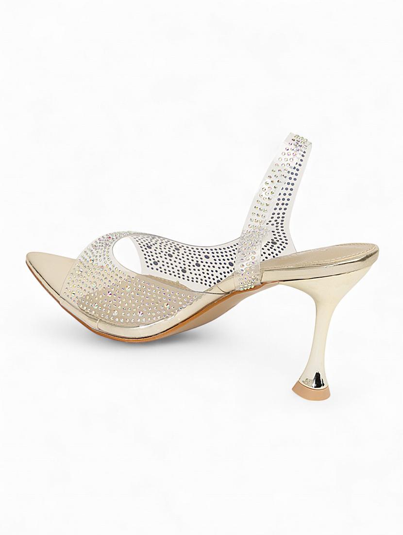 women embellished back strap sandal - 22017438 - Standard Image - 4