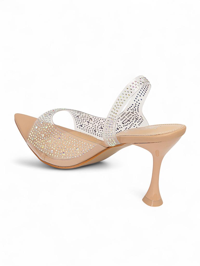 women embellished back strap sandal - 22017439 - Standard Image - 4