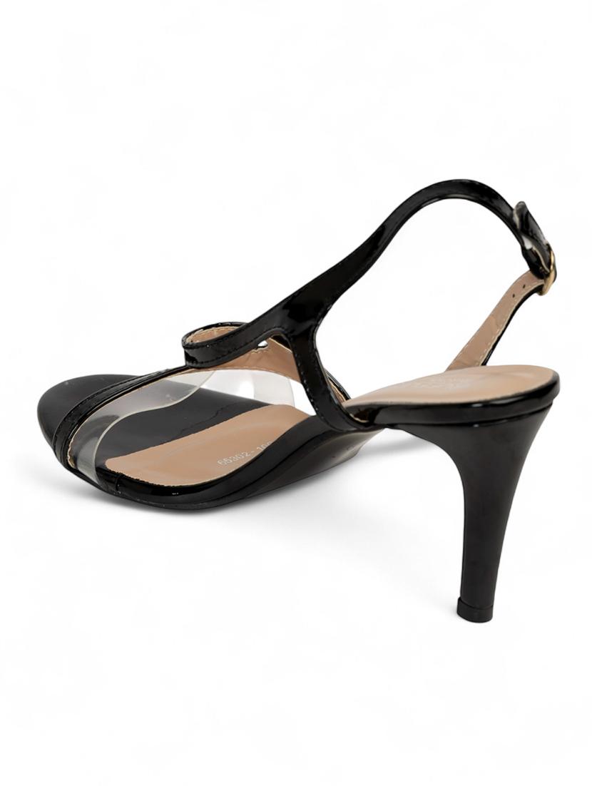 women black ankle strap sandal - 22017440 - Standard Image - 4
