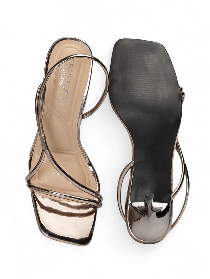 women metallic slip on sandal - 22017445 - Standard Image - 6
