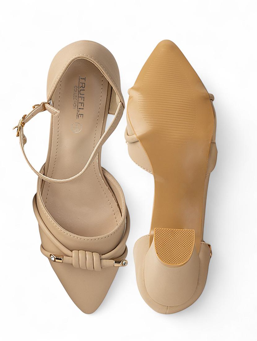 women nude ankle strap sandal - 22017448 - Standard Image - 6